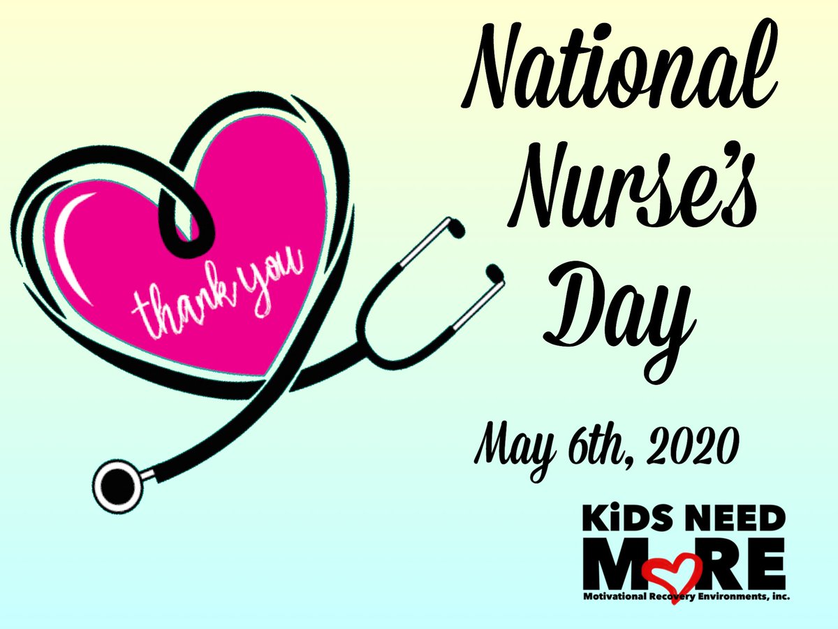 kidsneedMOREorg's tweet photo. Today is National Nurse’s Day & we would be remiss if we didn’t celebrate & honor our amazing nurses!
Thank you, nurses for everything you do! We love you!
#NationalNursesDay #KiDSNEEDMoRE https://t.co/zjIXaDPvrE