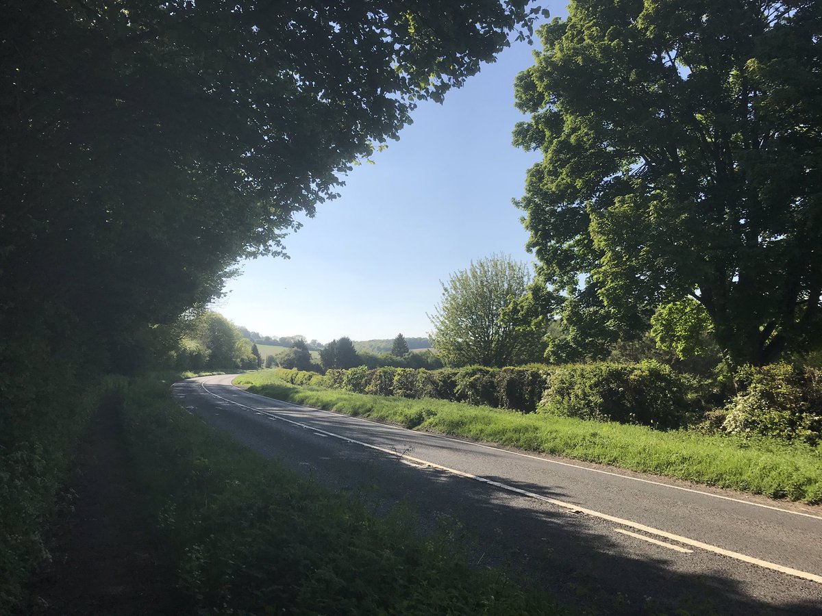 1000Rach's tweet photo. #OneADayPhoto #OneADayExercise #LockdownLife #SocialDistancing #exercise #trees #walk #RoadToNowhere #health #wellbeing #chilterns #chesham #buckinghamshire 🌳 https://t.co/YFxZ377Dna