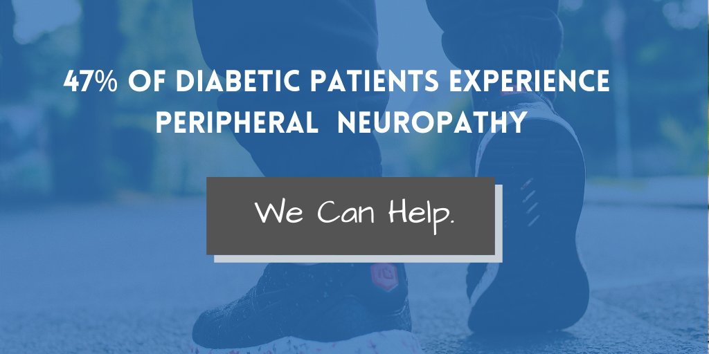 According to MedScape, an estimated 47% of diabetic patients experience peripheral neuropathy. At AMC, our treatment protocol not only helps relieve the symptoms of peripheral neuropathy, but also works to restore the function of damaged nerves! #NationalNeuropathyAwarenessWeek