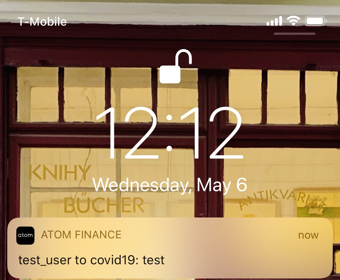 vu_bui's tweet photo. #atomfinance I am sure we can sympathize with your testing in prod sentiments https://t.co/SNZxF4UIR3