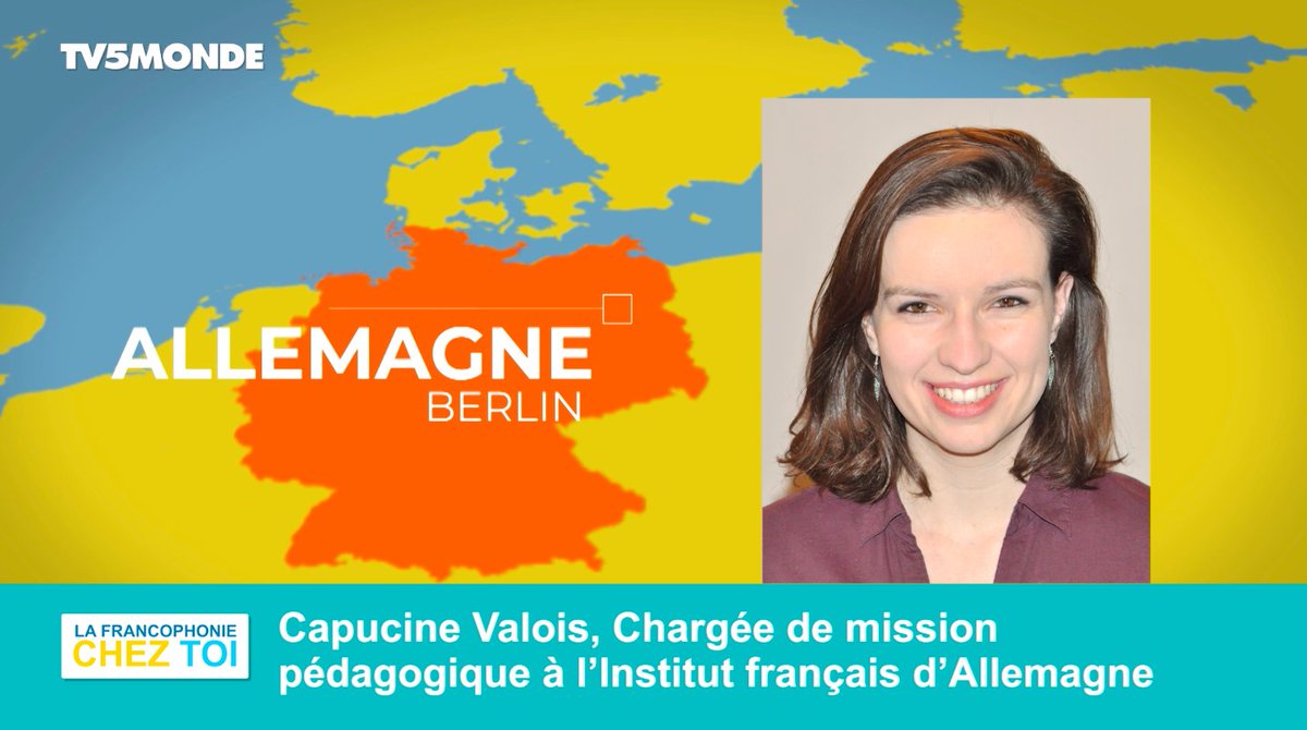 DFrancophonie's tweet photo. Plus de salle de classe? Pas grave ! "La Francophonie chez toi" sur @TV5MONDE vous montre que les professeurs se forment à enseigner le #français sur le #numérique. Tour du monde des solutions à Berlin, Paris et Vichy. @IFParis @IFKudamm @cavilamvichy : https://t.co/i1qe3fDsZM https://t.co/CpwCk6CPNV