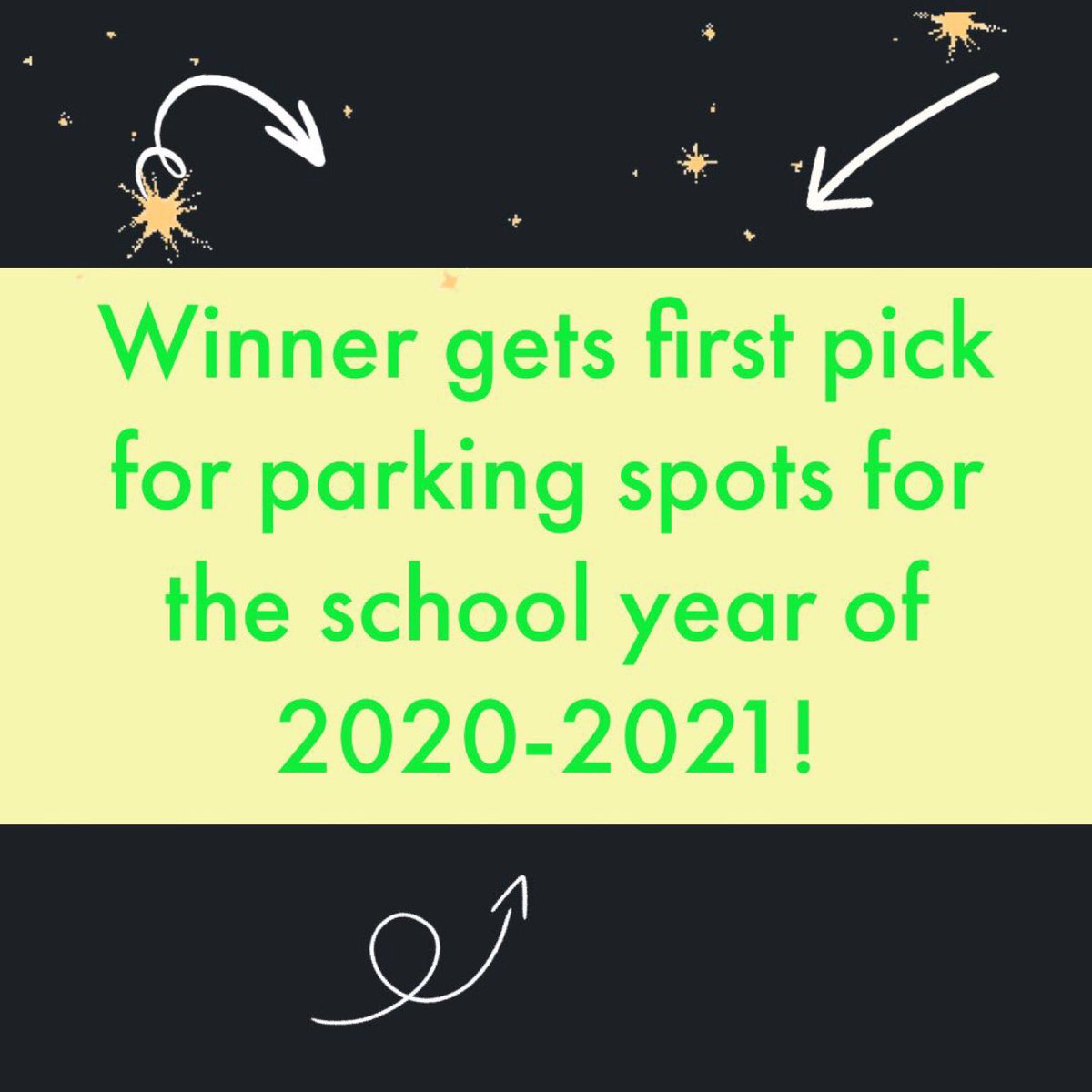 Hey Class of 2021, do you still want shirts for next year? If so, your student council representatives are holding a contest for the Class of 2021 T-Shirt design. Contact your representatives for more information. The winner gets first pick for the parking spots!!
