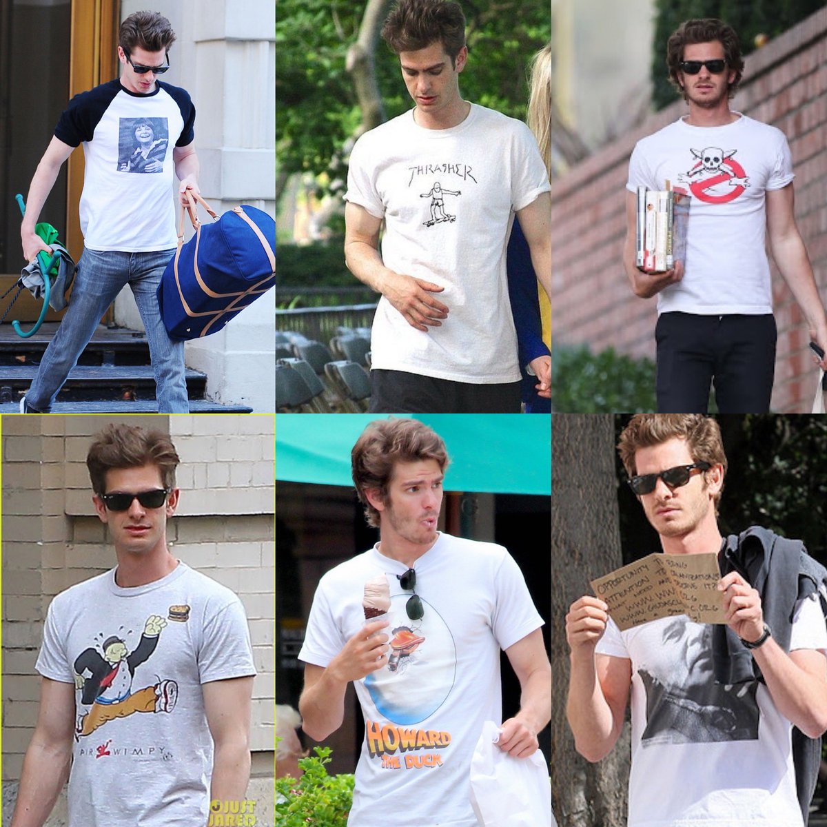 Andrew garfield thrasher t shirt Outlet