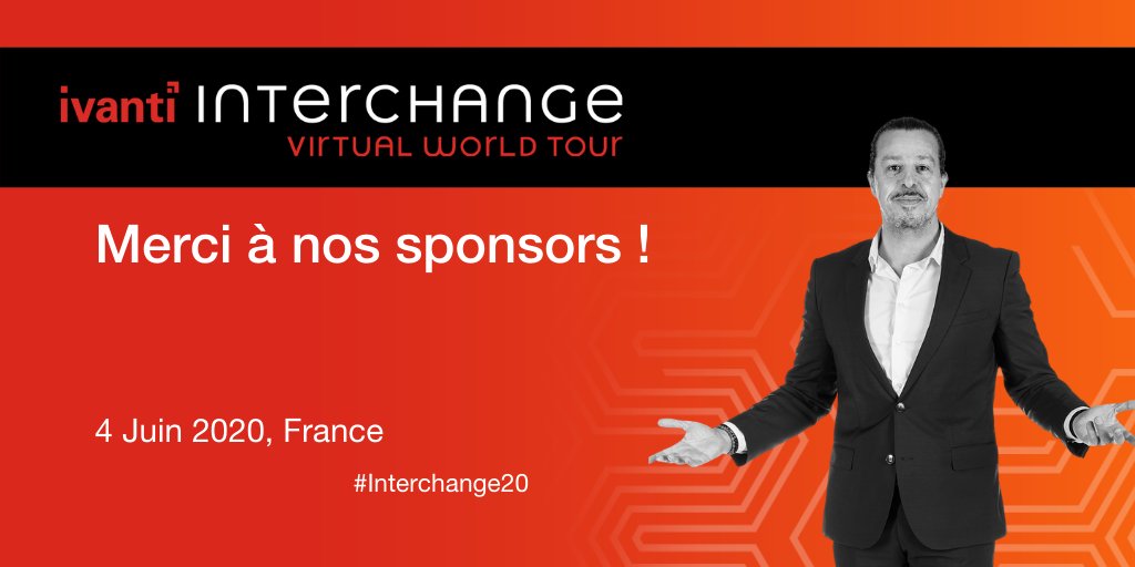 IvantiFrance's tweet photo. Merci à @Cegedim_CO , sponsor d'Interchange Virtual France ! Ne manquez pas le retour d'expérience client avec Cegedim Outsourcing. #Interchange20 #retex https://t.co/Yjmh63zhTn https://t.co/WAYD4DUeck