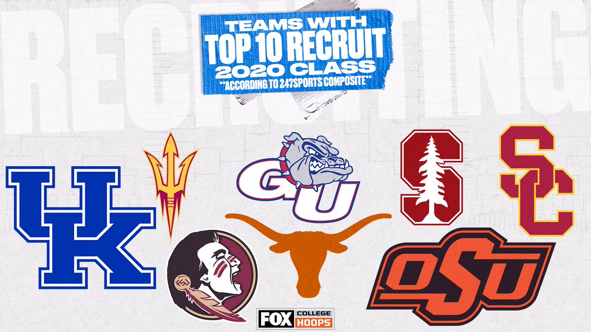 CBBonFOX's tweet image. The final player rankings for the 2020 class are out!

RT if your team landed a top 10 recruit 👏👏