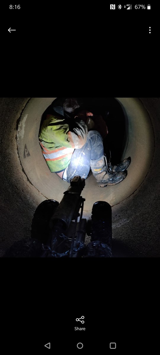 AquaFastFlush's tweet photo. We get down and dirty to get the job done, letting you know what's going on with inside your lines. Call #AquaFastFlush (905) 679-3278 24/7/365 for all your #BadDrains, #DrainageProblems and #CloggedPipes. Put our #CrawlerCamera to work for you. https://t.co/A8704qpjIM
