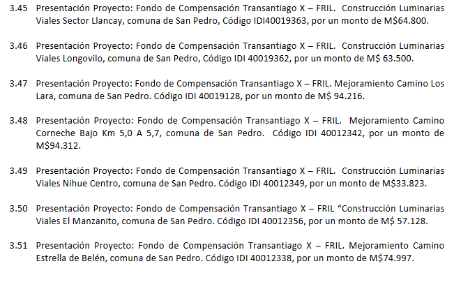ramonmalleaa's tweet photo. Ahora en Sesión Plenaria del @COREsantiago aprobamos proyectos para provincia de Melipilla, correspondientes a Fondos Compensación Transantiago. En total son $2.975.506.000
Curacaví: 3 x $1.204.562.000
Alhué: 14 x $910.920.000
San Pedro: 9 x $860.024.000
#Coremallea #Malleacore https://t.co/6RYpcGrPPw