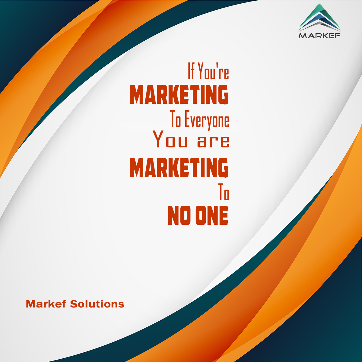 markefsolutions's tweet photo. If You're Marketing To Everyone You're Marketing To No One

#Markef #MarkefSolutions #UAE #Pakistan #ITServices #Networking #WebDesignAndDevelopment 
#WebDevelopmentCompany #FreelanceWebsiteDeveloper #ShopifyWebDesigner
#EcommerceWebsiteCost #OutsourceWebDevelopment https://t.co/lJqlV8qzDg