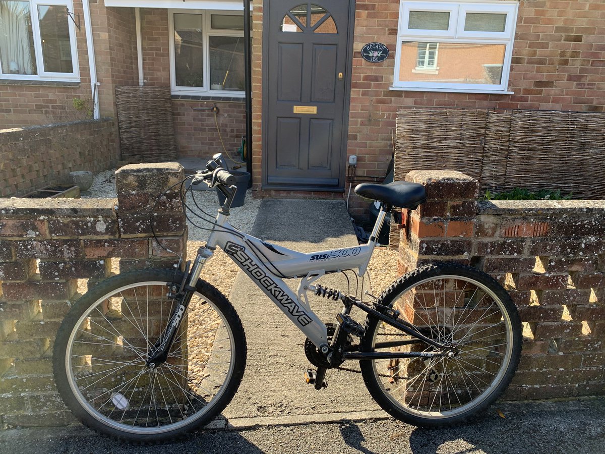 Been on a nice bike ride around the villages, apparently if you are really sad you take a picture of your bike! 😂😂 <a href="/kitts81/">Graham Kitley</a>