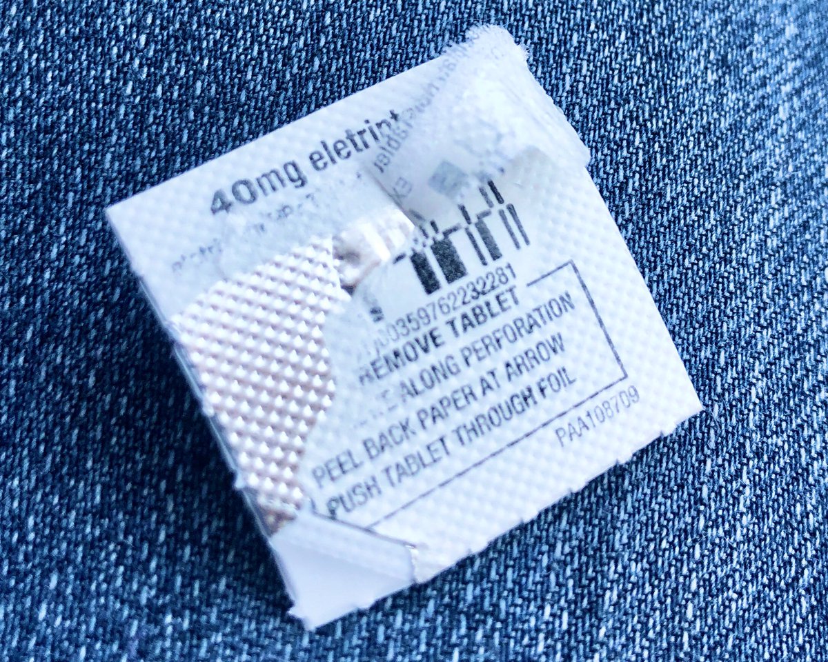 christinavawter's tweet photo. Manufacturers of #migraine rescue meds, why are your pills so hard to access when we’re already in pain? Please fix this. 🙏🏻 #eletriptan #Relpax #naratriptan https://t.co/mNgTdsRf8F