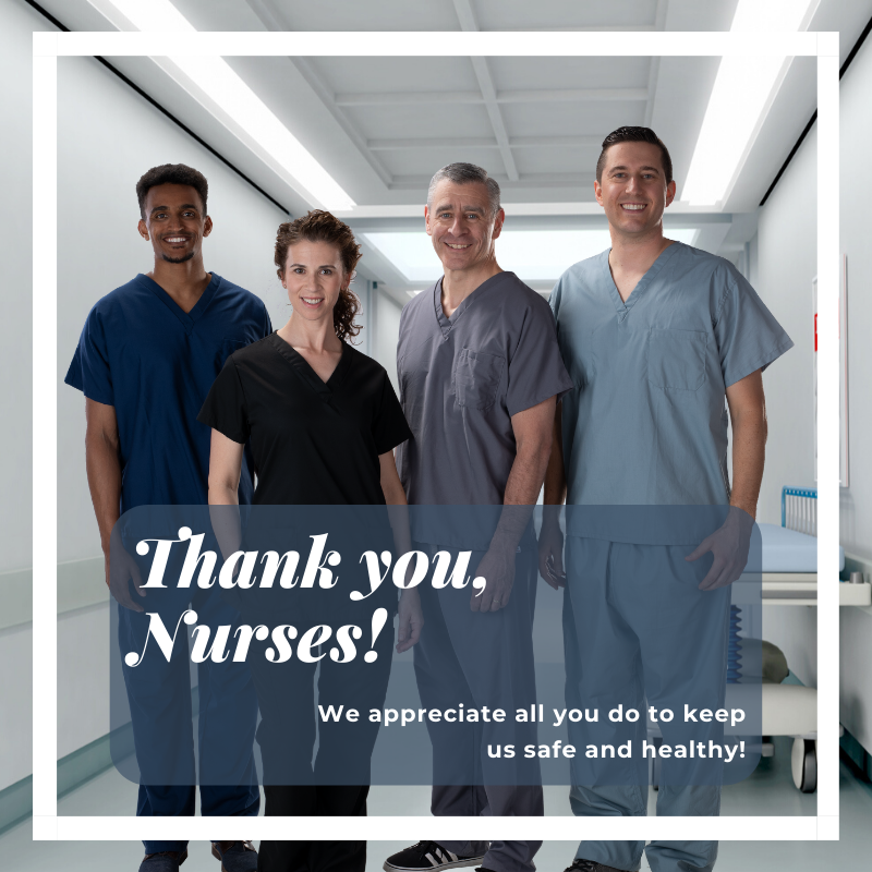 alscouniforms's tweet photo. #ThankYou NURSES! We are grateful to partner with #nurses and other healthcare workers to provide #hygienicallyclean linens and uniforms, protecting our heroes who protect us! 

#NationalNursesDay #HealthAssurebyAlsco #healthcareheroes https://t.co/Zv23g2BBBK