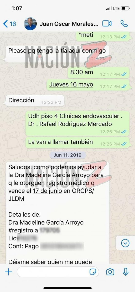Más mensajes del presidente de la Comisión cameral de Salud @juanoscar2020 solicitándole favores en Salud a Mabel Cabeza. Estos mensajes fueron suministrados a <a href="/NacionZ937/">Nación Z</a> esta mañana por la abogada de Mabel Cabezas, la Lcda. Jennie Espada