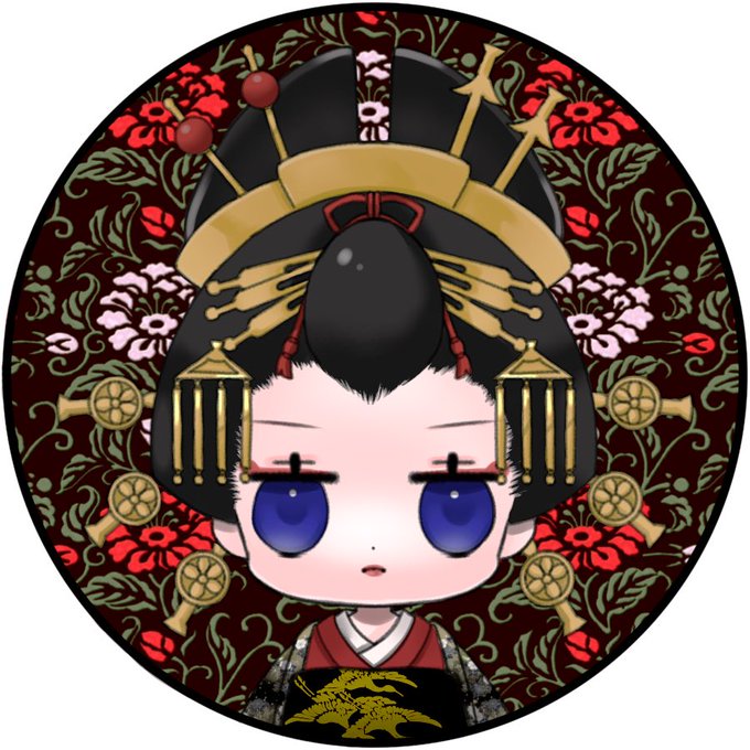 オリジナル花魁描いた✨
柄素材バリバリに使った😂
#イラスト
#アイビス 