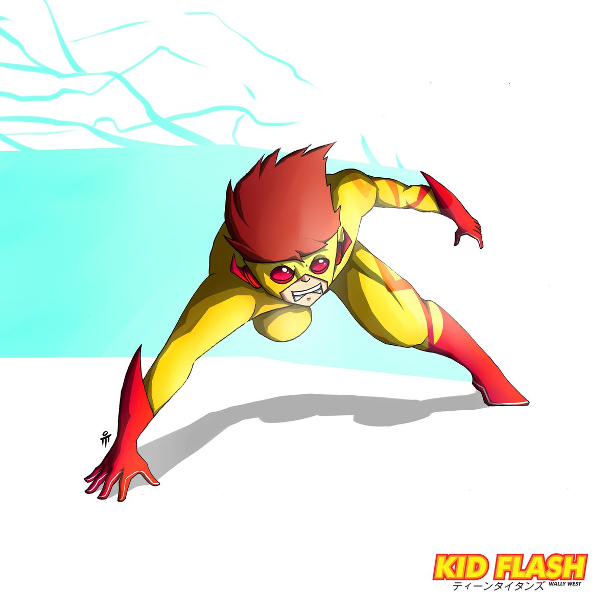 murmur1murmur's tweet photo. Kid Flash! 🏃🏼♂️🦸🏻♂️⚡
#mumur1 #artwork #manga #anime #comicbook #digitalpainting #digitalcoloring #ilustrasi #illustration #characterdesign #quarantineday #superheroes #DCcomics #marvelcomics #flash #kidflash #speedforce #teentitans #youngjustice #justiceleague #flashfan #wallywest https://t.co/ll1urKnjDC
