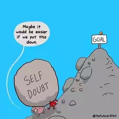 One huge hindrance to our success--- SELF-DOUBT. Believe in yourself more, and believe you can do it, and you'll be halfway there!
#selfdoubt #selfgrowth #selfconfidence #selfesteem
#successtips #motivation #goalsanddreams