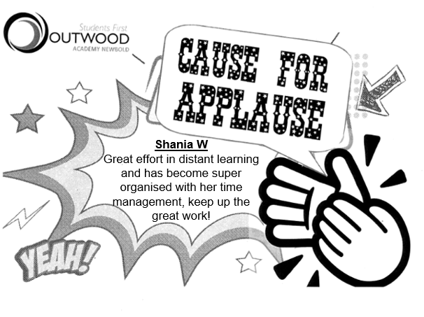 MissKGladwin's tweet photo. As of today, I am continuing "Cause for Applause in Law" after seeing the amazing "Cause for Applauses in PE", so here is this weeks, well done Shania and keep up the great work! @OutwoodNewbold @newbold6thform https://t.co/AXeotcZ0t6