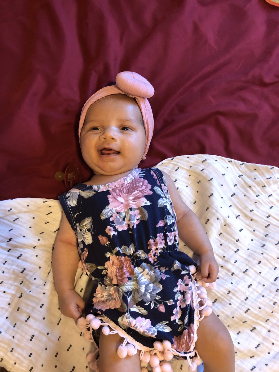 My baby is 2 months old!! Retweet and like if she’s the cutest!!