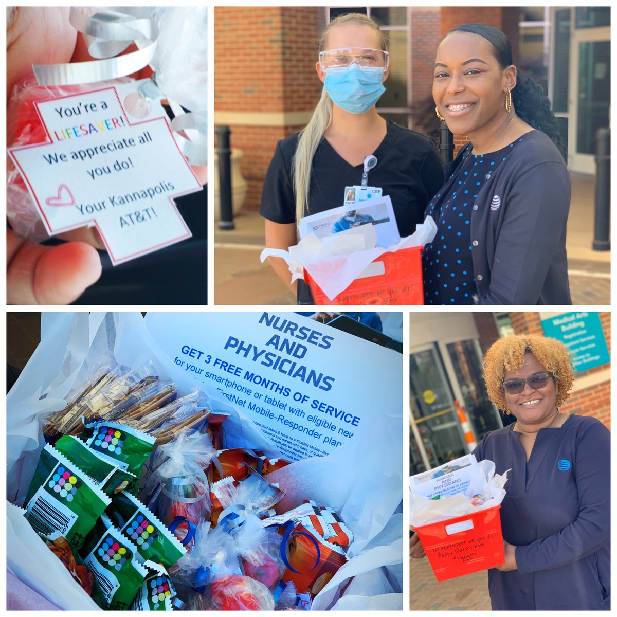 In honor of our nurses, Northlite AT&amp;T would like to show our appreciation for their dedication. Especially at this time! #HappyNursesWeek #AtriumHealth
#CharLIT #Northlite 💡 
<a href="/404girl/">Betsy Francis</a> <a href="/AdamMRagab/">Adam M. Ragab</a> <a href="/MarqRodgers/">Marq Rodgers</a>