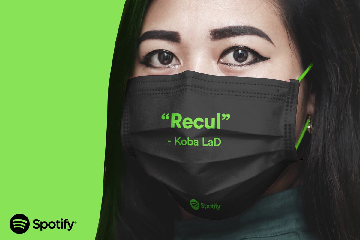 JouneydSidi's tweet photo. J’ai imaginé des masques brandés @Spotify qui mettent en avant certaines musiques. Chaque masque fait référence à un titre qui fait echo aux règles de distanciation sociale.
@NazaBomaye @koba7binks @MaesOfficiel @ninhosdt  @MCHammer https://t.co/Yo1ezdTmk1