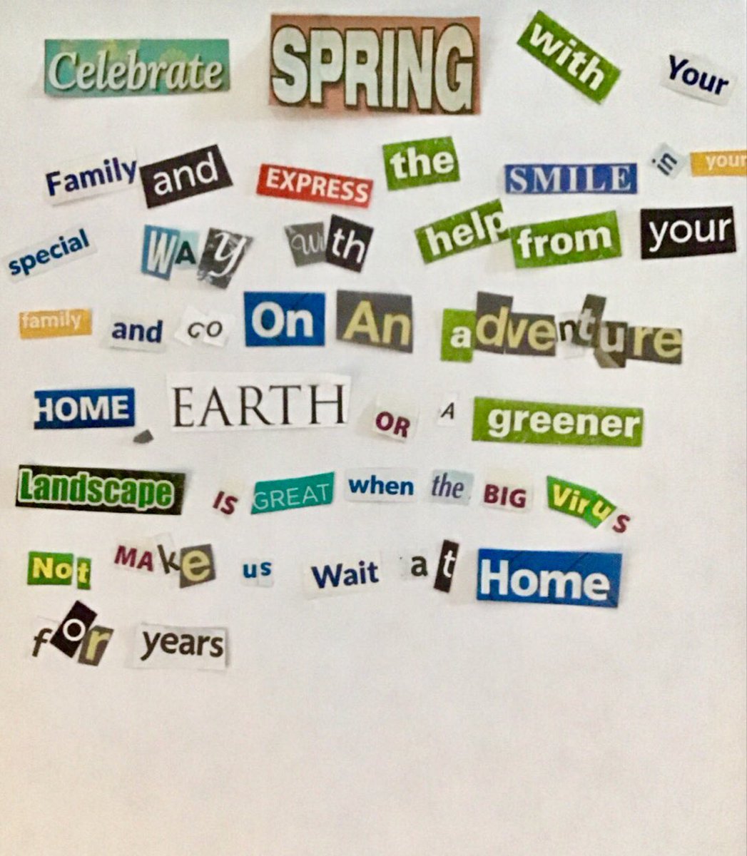 Found Poetry: Word Art #MPSAtogether #foundpoetry #arteducation #apsarts