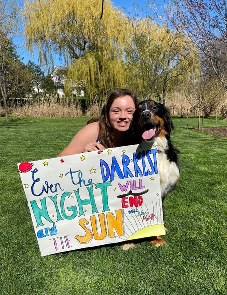 Huron High School Art Presents an important message from Lindsey Schade.
EVEN THE DARKEST NIGHT WILL END AND THE SUN WILL RISE AGAIN!Heart decoration
Ms Ryan- Art Lesson Sun with rays"Inspire the World"Earth globe americas
#huronstrong  <a href="/huronsuper/">Dennis Muratori</a> <a href="/huronschools/">Huron City Schools</a>