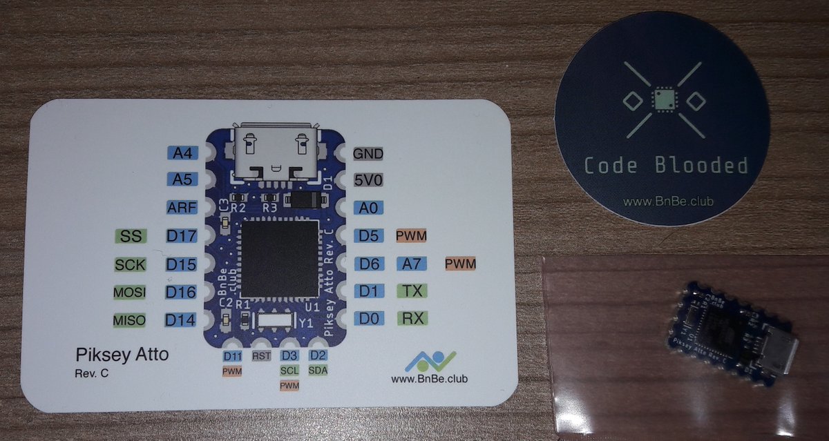 My Piksey Atto arrived today. 🥳
 Thx @bnbe_club 🙏
Hopefully I will soon find time to try it out 😟 (and a good project to use 🤔 ) ...