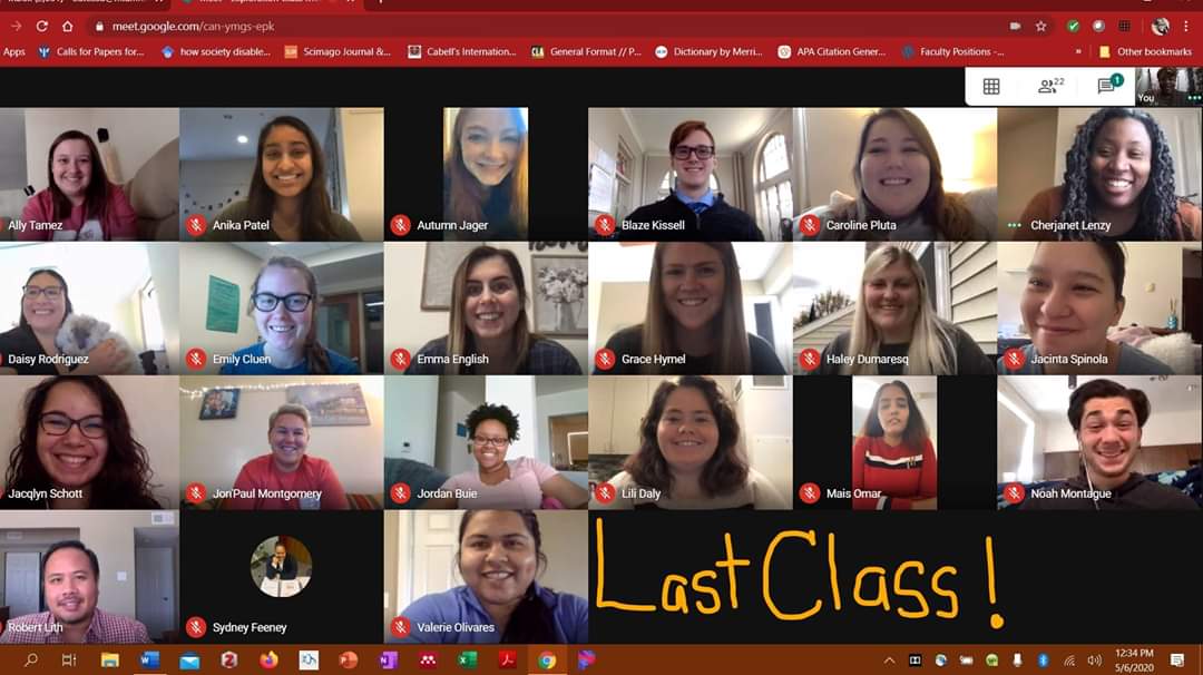 First-year's took a moment in their class with Dr. Lenzy to celebrate completing year one! We know this has been quite an interesting semester and we celebrate your perseverance and patience! You did it! Have a great summer and we'll see you in August!