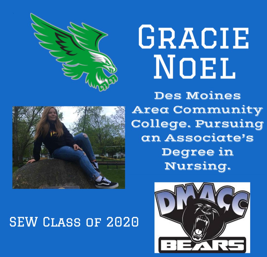SEWStuCo's tweet photo. Southeast Warren Senior Gracie Noel. https://t.co/eghm3WL5vx