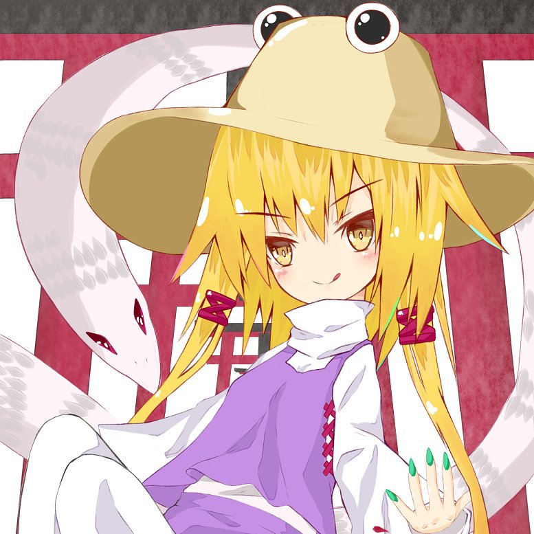 東方 諏訪子様描けました 久々に描いて楽しかったです 全体イラストは次のイベントで Capのイラスト