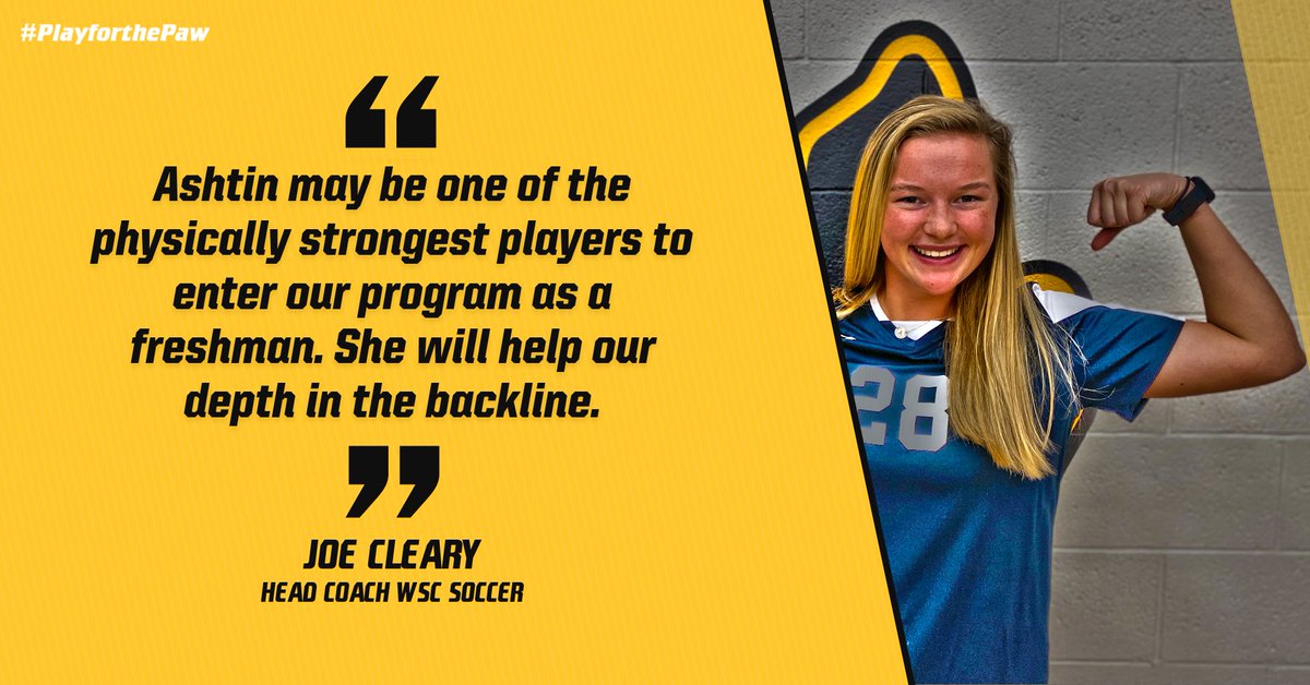 WayneStSoccer's tweet photo. Sioux Falls, SD ➡️ Wayne, NE
Back to the "Gateway to the Plains" for our 9th announcement, welcome Ashtin Wessels from Washington High School to Wayne State College Soccer!
#GoCats🐯 | #PlayForThePaw🐾 https://t.co/pdouzqvWe0