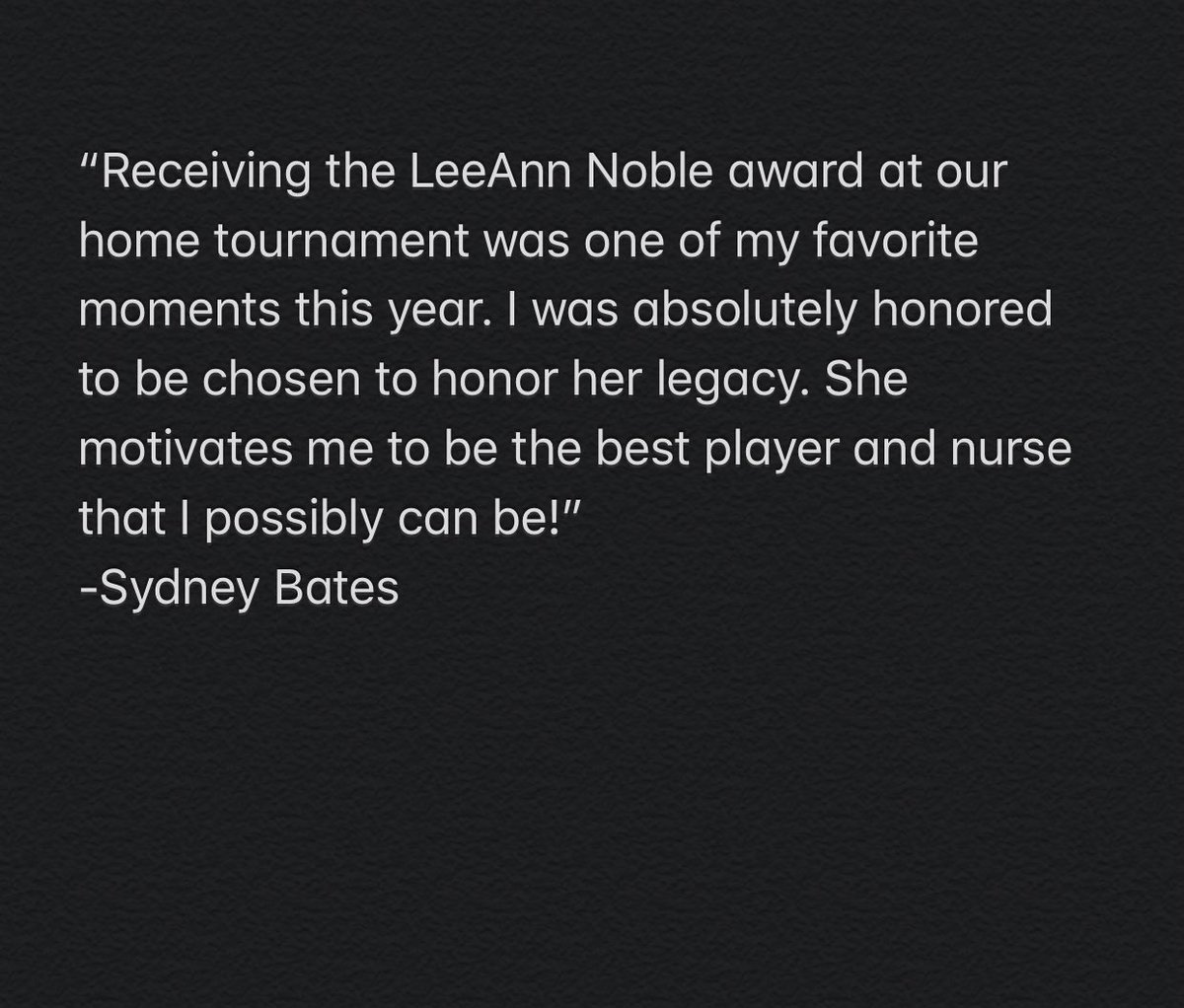 UNGWGolf's tweet photo. On today’s #MemoryLane we are remembering one of  @sydneybates077 favorite memories from her Junior year 🖤 https://t.co/QFKbJZyBnI
