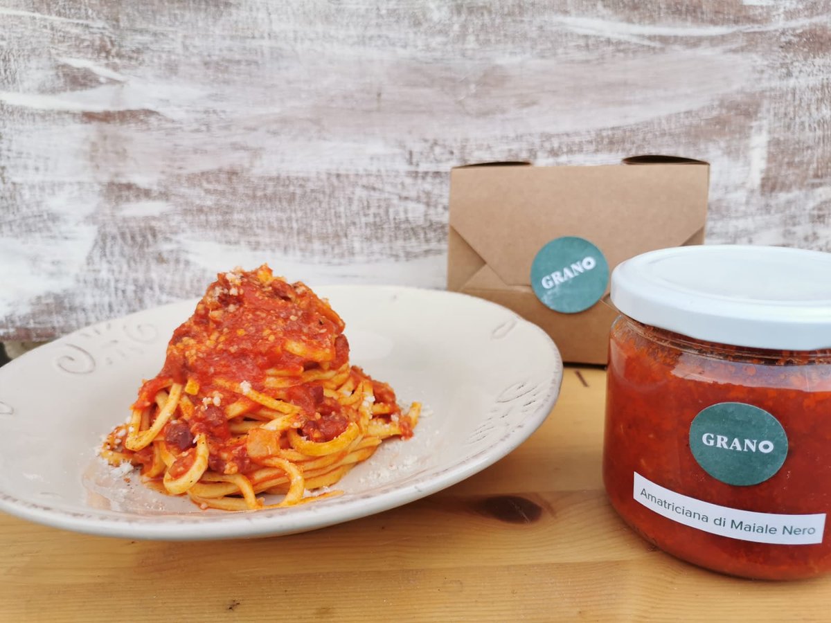 granodublin's tweet photo. Getting ready for Grano a Casa with one of the favourites, Amatriciana di Maiale Nero with fresh spaghettoni. Always on our menu in Grano and we are excited now to also  include it in our Grano a Casa project. We can't wait for you to try at home. Hope to see you soon! https://t.co/6x3niz4Hfz