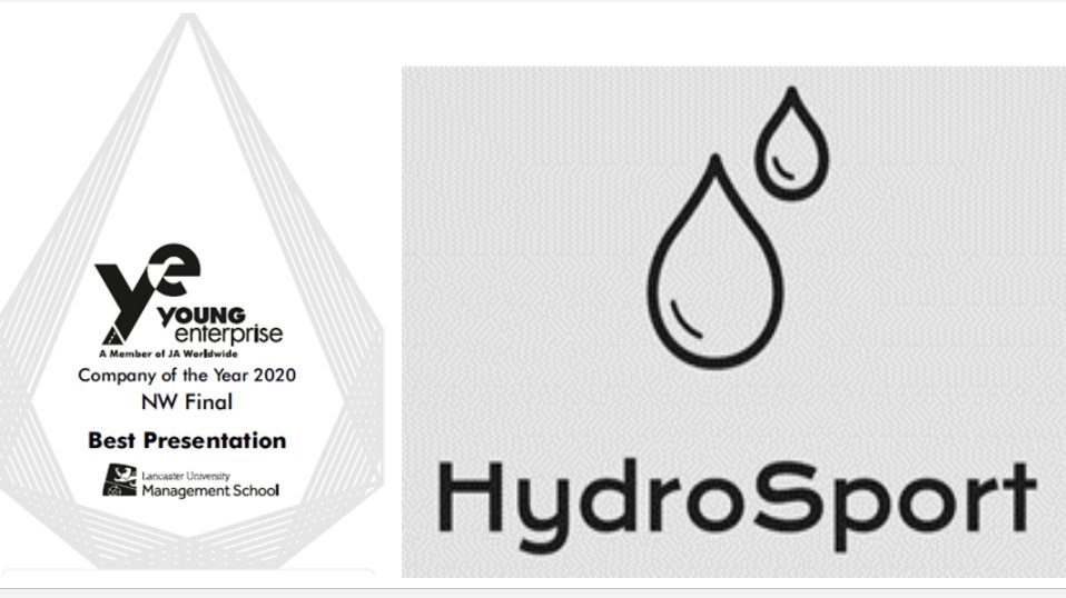 Well done HydroSport from Cheadle Hulme on winning Best Presentation at the YE NW Digital Final <a href="/youngenterprise/">Young Enterprise</a> @YoungMoneyEdu. #NoTimeLikeTheFuture <a href="/LancasterManage/">Lancaster University Management School</a> <a href="/LyrecoUK_IE/">Lyreco UK & Ireland</a> @Arconic_Fdn <a href="/DWP/">DWP</a> <a href="/HSBC_UK/">HSBC UK</a> <a href="/CheadleHulmeSch/">Cheadle Hulme School</a>