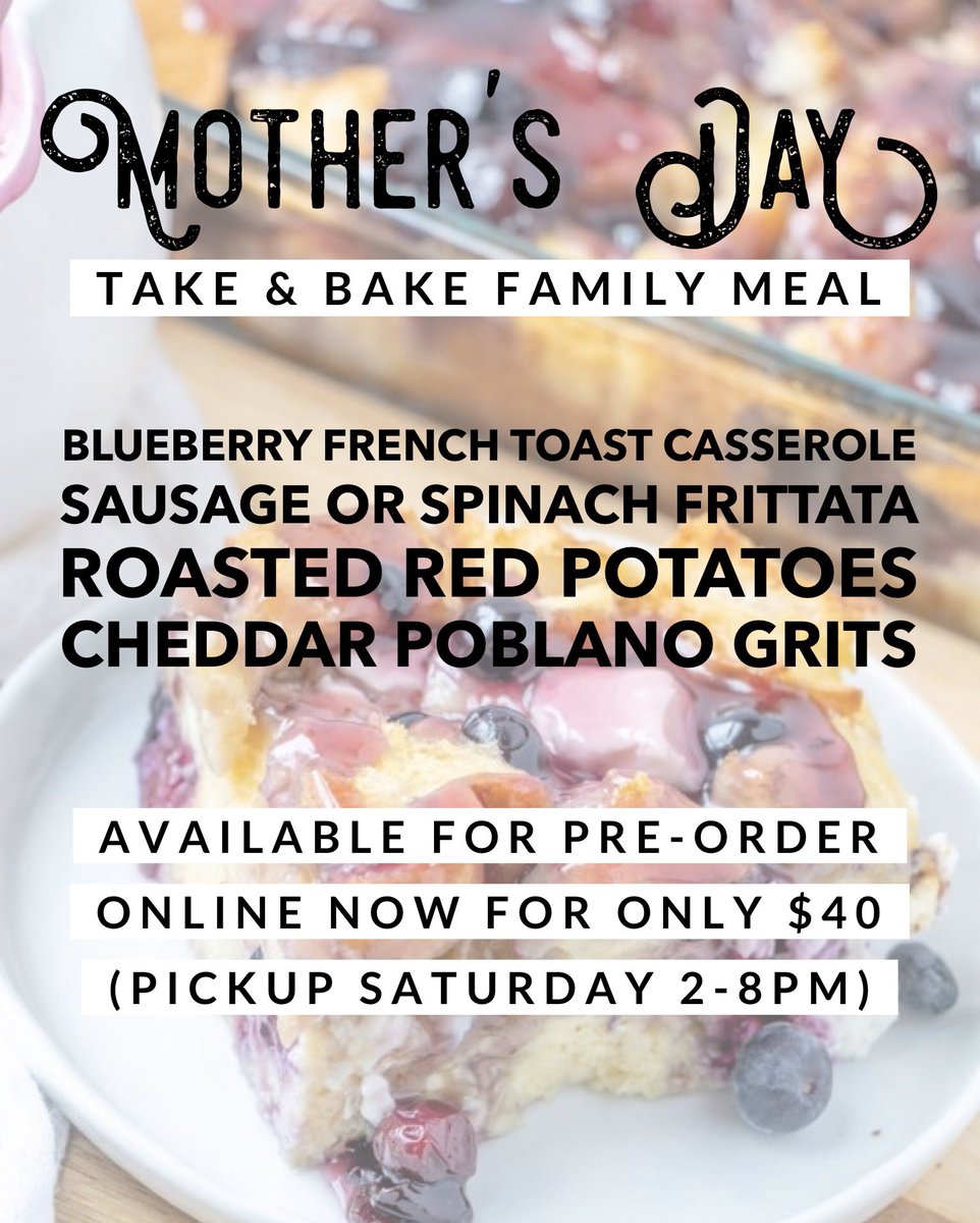 Head over to our Facebook page for more info on our #MothersDay special!