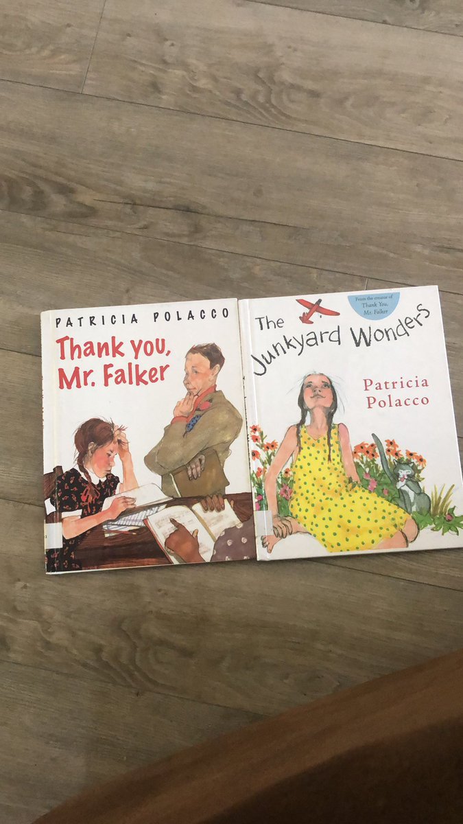 Pittmankb12's tweet photo. This weeks reading lesson involved comparing/contrasting theme, plot, and setting with these two texts. I got ALL the FEELS after reading them to the students. Thank you @PatriciaPolacco.  #distancelearning https://t.co/KnvLHoeFXp