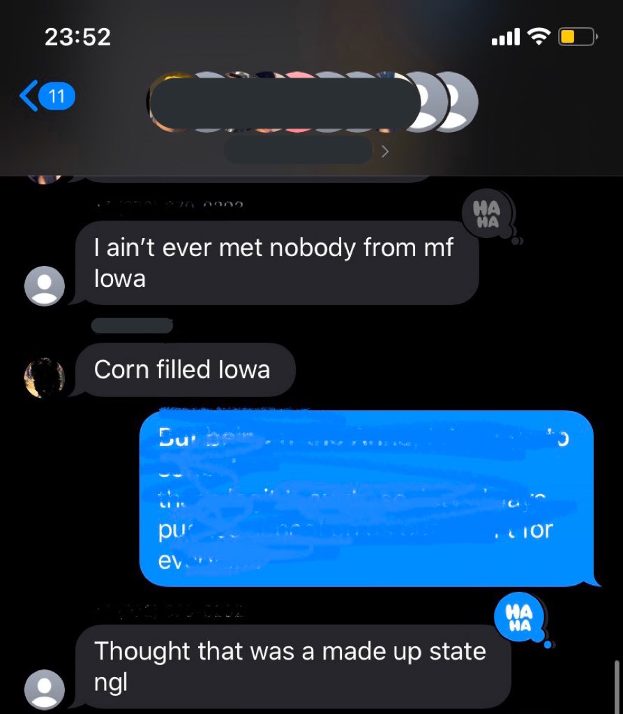 annastevens_m's tweet image. whenever i tell a new gm i’m from iowa: