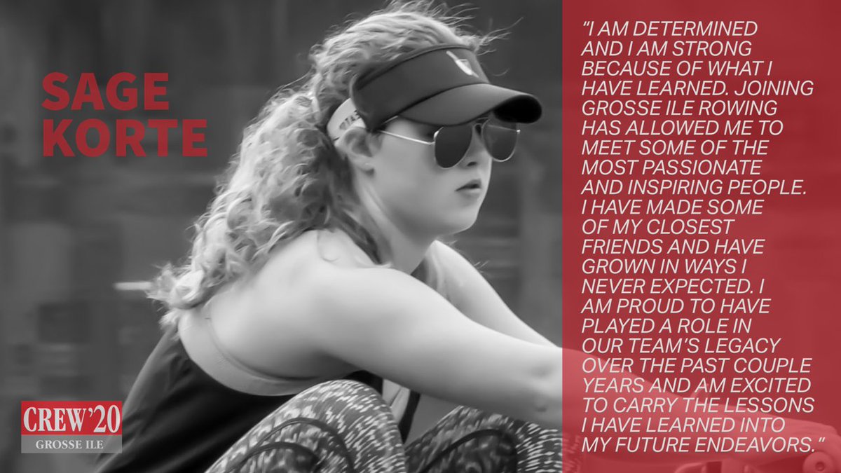 flessland_eric's tweet photo. GI Rowing Class of 2020. Congratulations Sage Korte! Important qualities in rowing are leadership, sportsmanship, perseverance, competitiveness, and compassion. You posses them all, and they will continue to serve you well at the Air Force Academy!!
#girowing #row2k https://t.co/3AahJJQ0mV