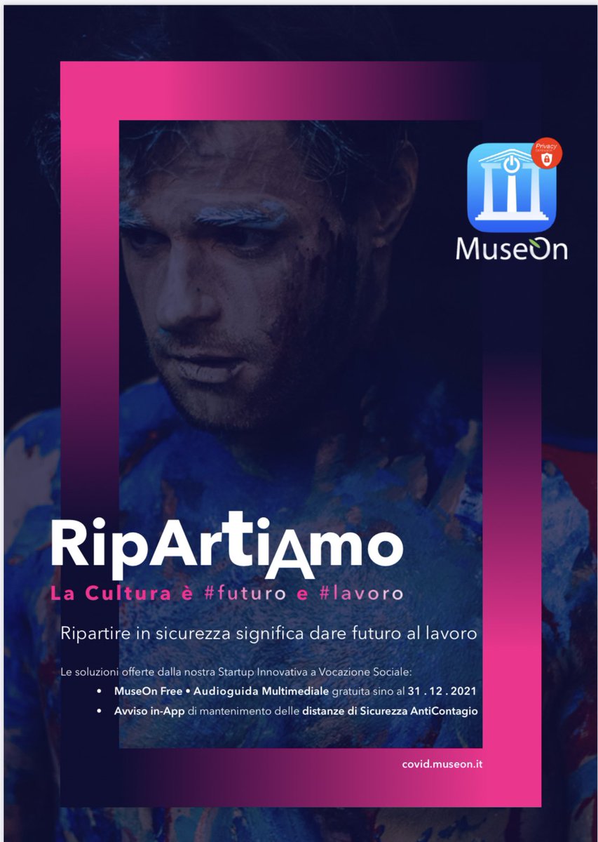MuseOnApp's tweet photo. #Covid19 #Musei #Ripartire #Sicurezza https://t.co/KReKWpA7zf