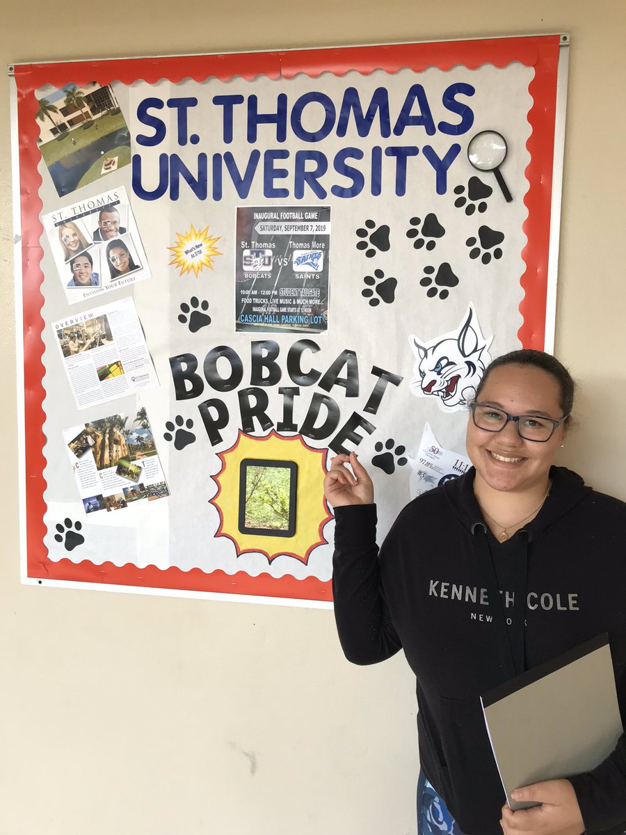 stu_cce's tweet photo. So #STUProud for our Community Engagement Coord @its_ashleyy5 on graduating! Ashley diligently helped coordinate mini-mentoring @CCMSChiefs , Immokalee immersions, & the inspirational messaging seen upstairs in Dooner. She’s amazing & it’s just the beginning! Soar, Ms A! 🎓🎉👏🏻 https://t.co/2YsypKmVnk