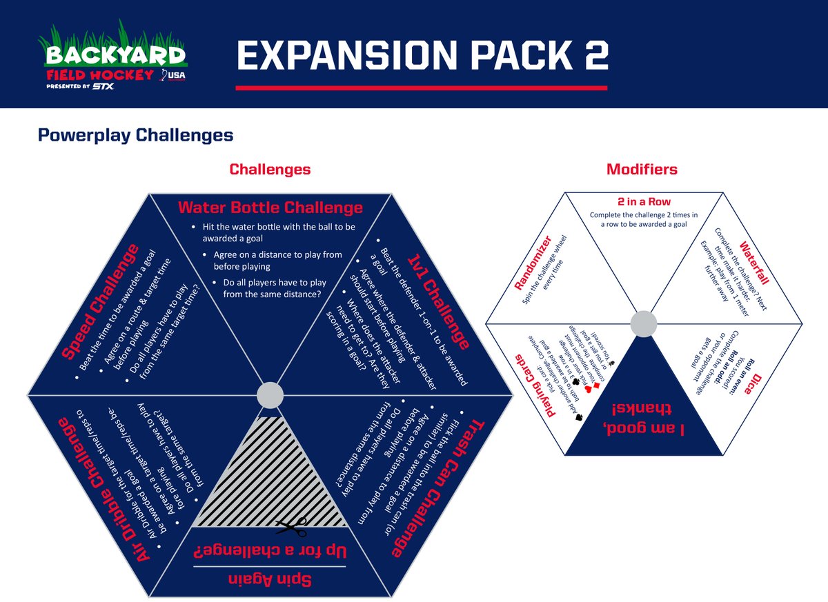 USAFieldHockey's tweet photo. Your backyard is your stage! The possibilities are endless!
Use two trees as a goal, a trash can as a goalkeeper or a broom as your stick.
Dive into #BackyardFH, presented by @STXFH, during this time!
➡️ https://t.co/UCLcvfV0Uz https://t.co/d2bIobBDU3