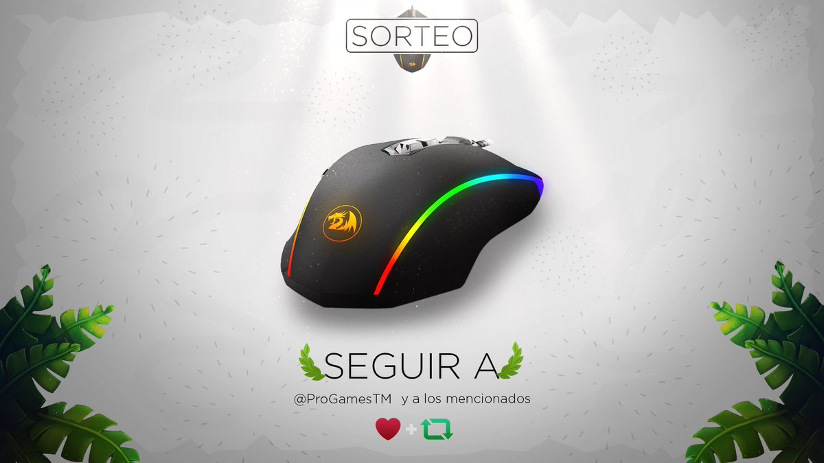💥🎁#SORTEO MOUSE GAMER💥

➡Para participar: Haz RT🔁, Sigue a <a href="/ProGamesTM/">PRO GAMES™🎮</a>, <a href="/WorldDrivers/">TheDriversWorld</a> y <a href="/simracingtv_es/">SimRacingTV</a>

📅Termina: 16/05

¡SUERTE! 🍀