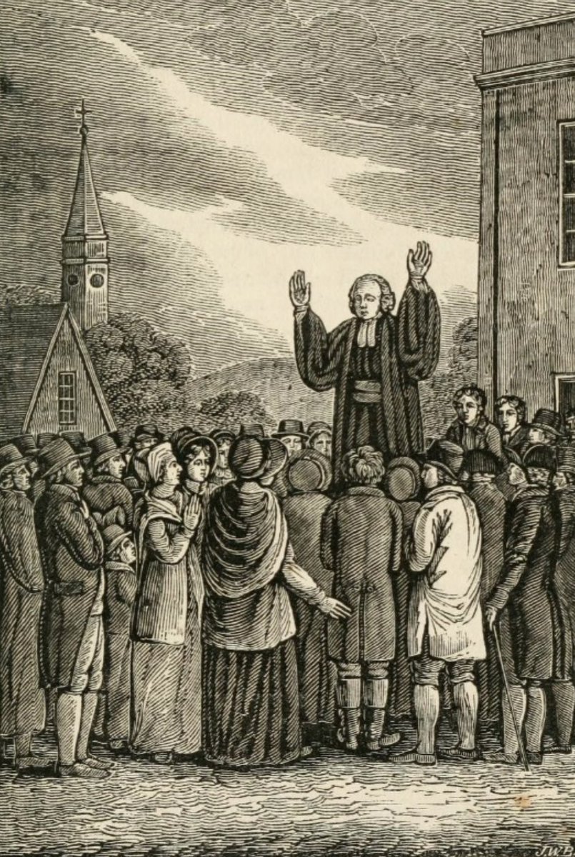 1740 - England’s preaching superstar, George Whitefield, embarks on a tour through the American colonies.He zig-zags the east coast on horseback, preaching to crowds of thousands—The First Great Awakening.That same year, Whitefield begins construction on an orphanage in GA.