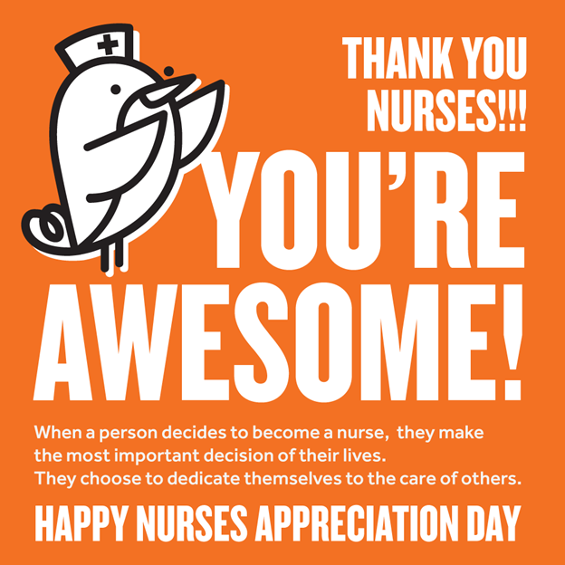 WatersetLightn1's tweet photo. Happy Nurses Appreciation Day, we thank you for everything you do! @LTMorris_EDU @EddieRuiz531 @Marilor36138965 @drdchristiansen @NateMariano2 @CSUSAhq @CSUSAJonHage #WCSLeads #CSUSAProud https://t.co/fpF0TfFQL4