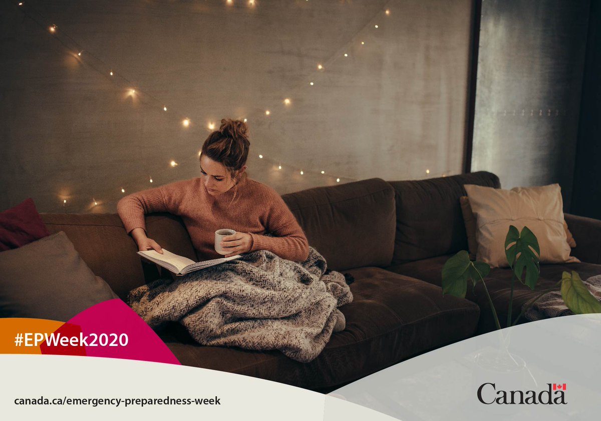 Safety_Canada's tweet photo. In these uncertain times, it’s normal to feel anxiety and stress. This #EPWeek2020, try to take some time to create a mental health #EmergencyKit. It can include your favourite book, some tea, the phone # of a supportive friend, or any other comfort item. https://t.co/aXlQCbC2IS