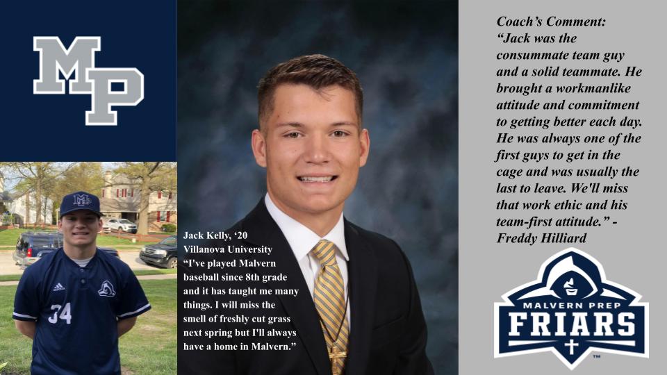 MPFriars's tweet photo. Jack Kelly, '20 #mp2020 #mpbaseball #mpseniors #friarseniortribute
@MPFriarBaseball https://t.co/WOWNs5p6Ux