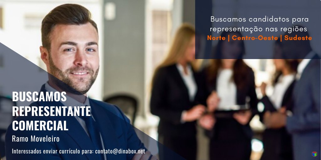 dina_box's tweet photo. - Buscamos candidatos que tenham experiência com vendas para representação comercial.

- O candidato precisa ter registro de vendedor autónomo.
Enviar currículo com o assunto "Representante Comercial" para contato@dinabox.net https://t.co/eF6DLvYgVt