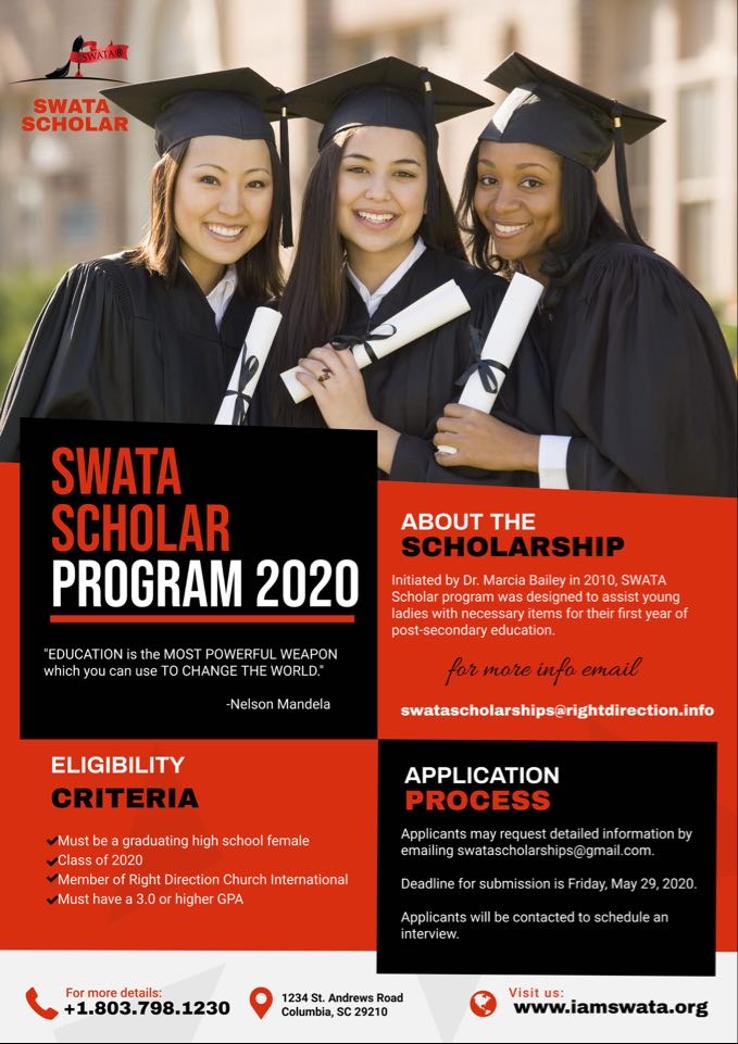 The 2020 SWATA Scholar Program is now open for submissions! Be sure to follow the steps and get your application in by May 29th!
