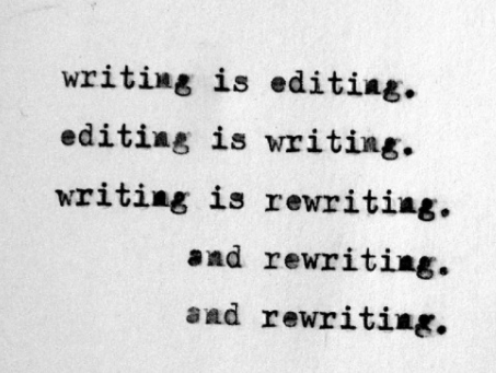 and rewriting
and rewriting
and rewriting

.
.
.
.
.
#poetrytips #writingtips #CLI #poetrycommunity #lapoets #poetsofla #writersofla #lawriters #writingcommunity #writerscommunity #writingisrewriting #rewrite