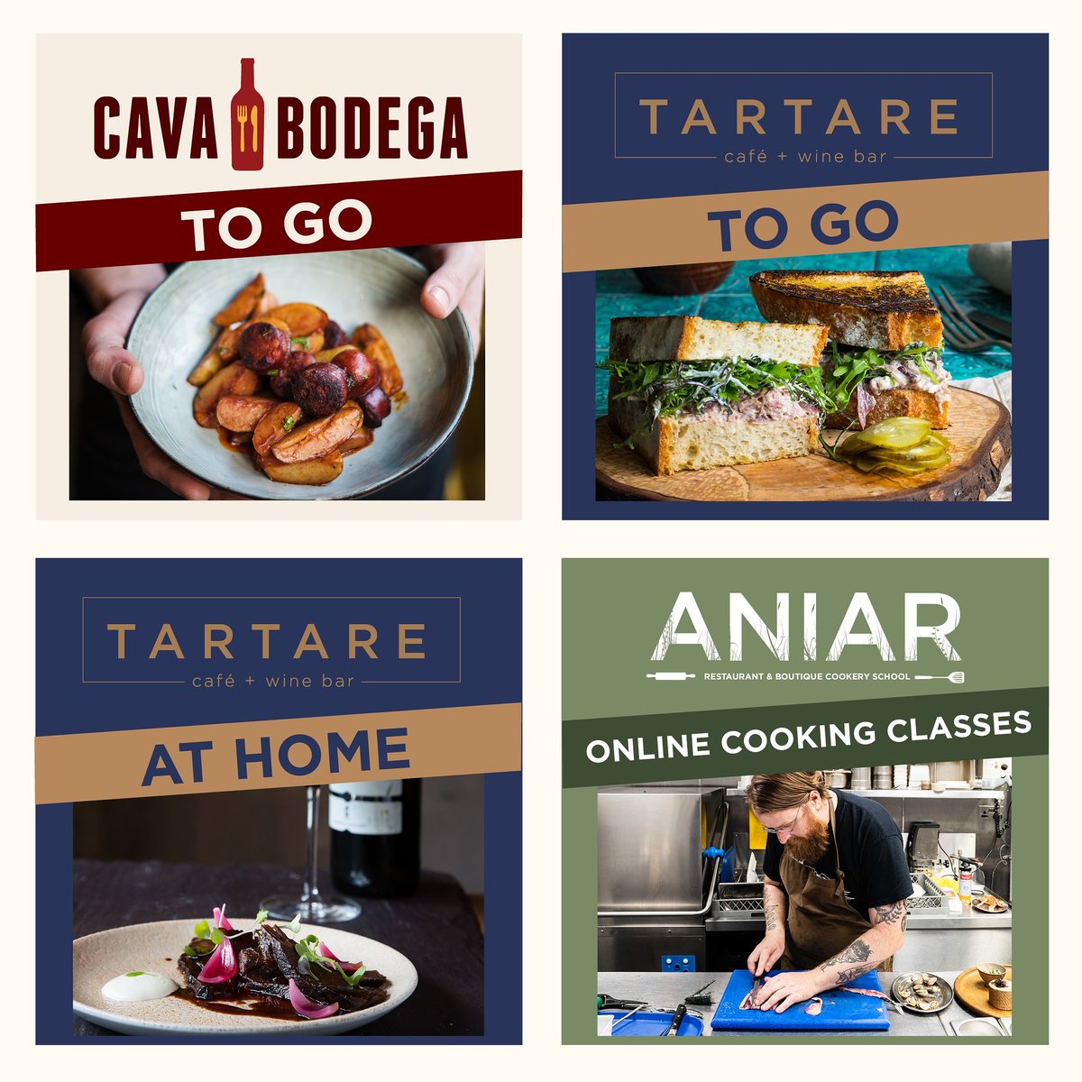 So this is what we have got planned from May 21st <a href="/cavagalway/">CAVA BODEGA</a> <a href="/tartaregalway/">Tartare</a> and @aniargalway it's just a small start #COVID19 #lockdown