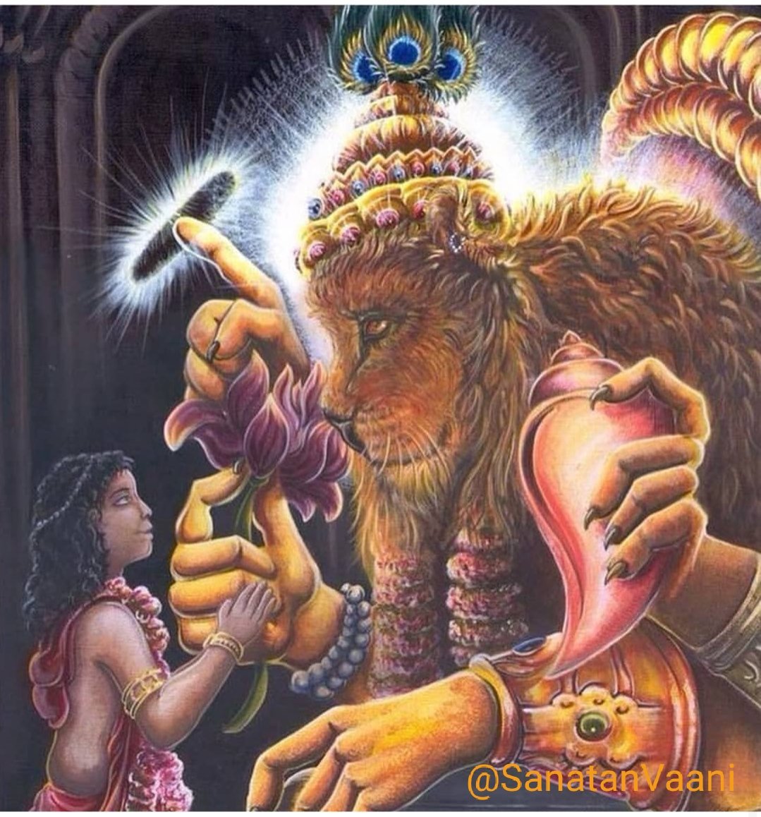 SanatanVaani's tweet photo. भगवान नरसिंह के प्रकटोत्सव की हार्दिक शुभकामनाएं...🙏🚩 https://t.co/vHqDPasWes